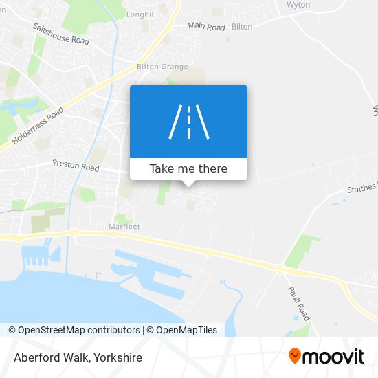 Aberford Walk map