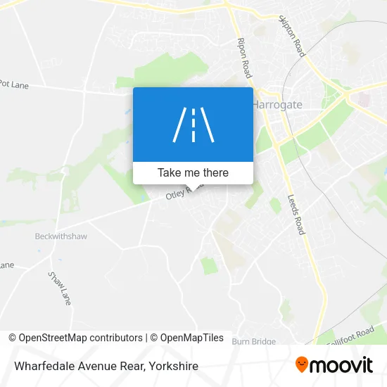 Wharfedale Avenue Rear map