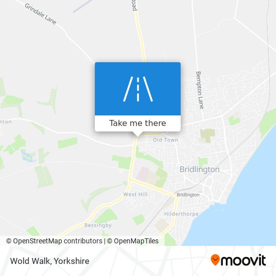 Wold Walk map