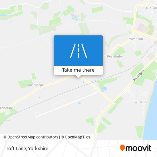 Toft Lane map