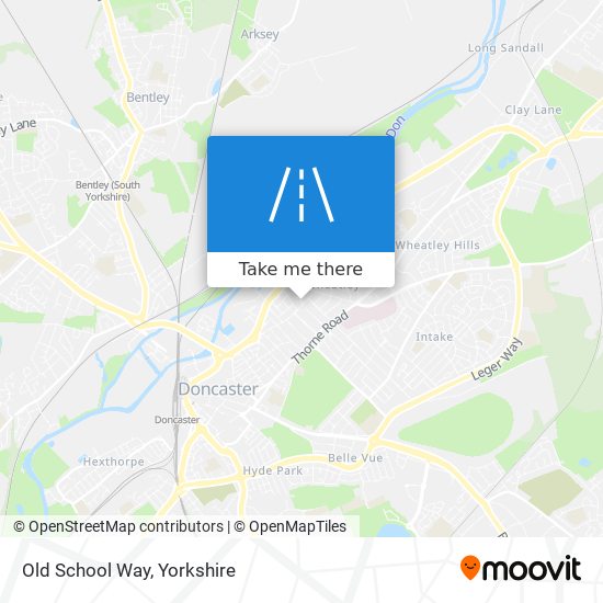 Old School Way map