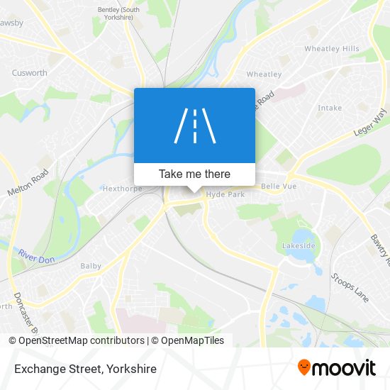Exchange Street map