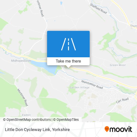 Little Don Cycleway Link map