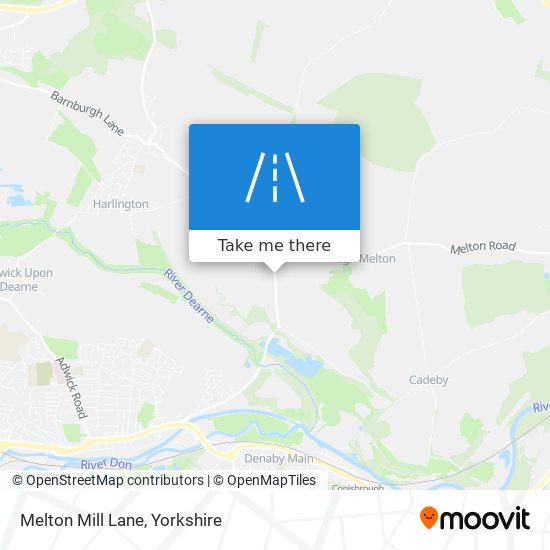 Melton Mill Lane map