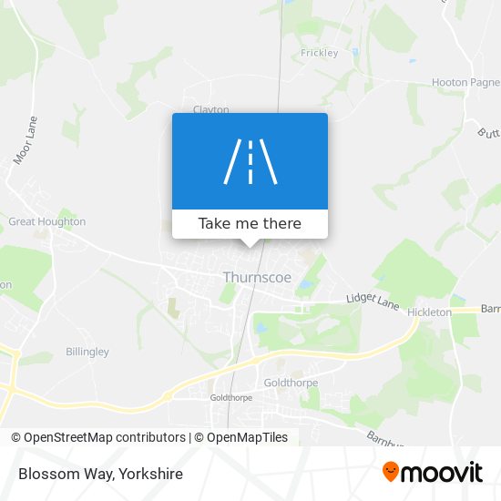 Blossom Way map