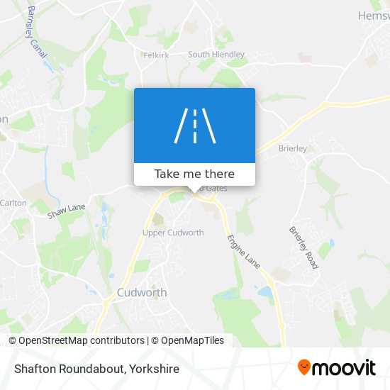 Shafton Roundabout map