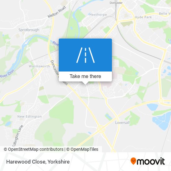 Harewood Close map