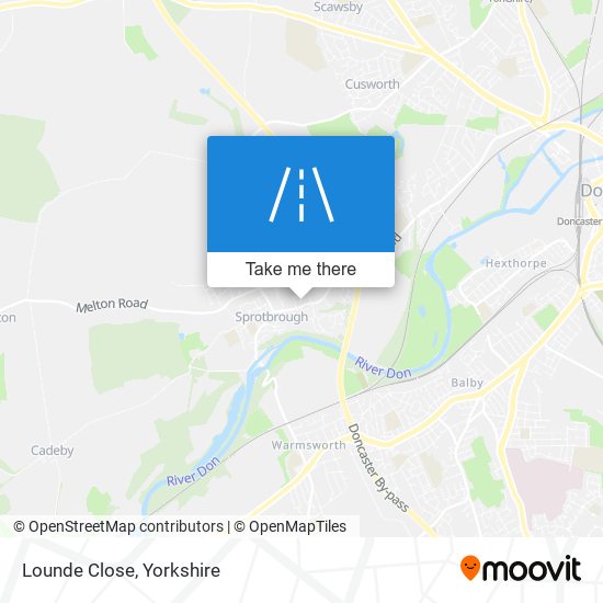 Lounde Close map