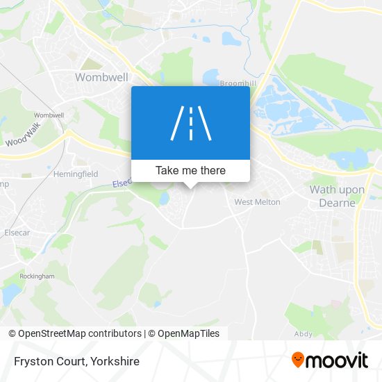Fryston Court map