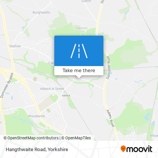 Hangthwaite Road map