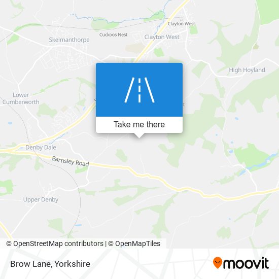 Brow Lane map