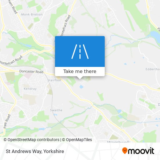 St Andrews Way map