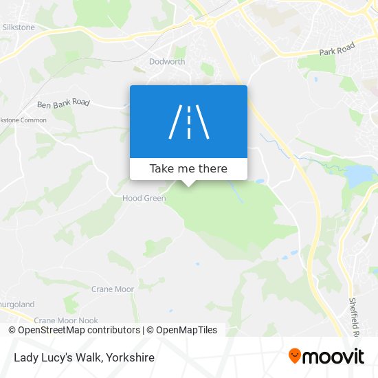 Lady Lucy's Walk map