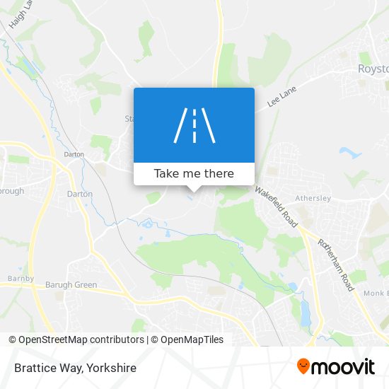 Brattice Way map