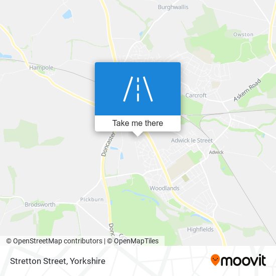 Stretton Street map