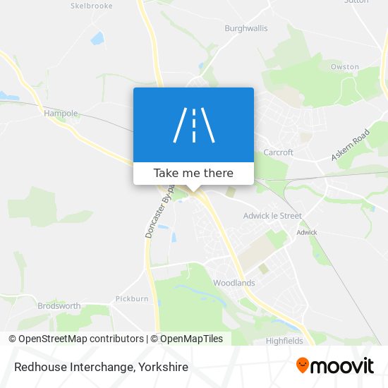 Redhouse Interchange map