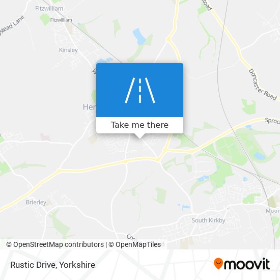 Rustic Drive map