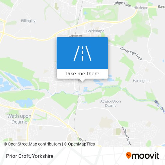 Prior Croft map