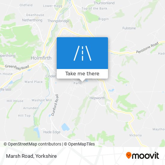 Marsh Road map