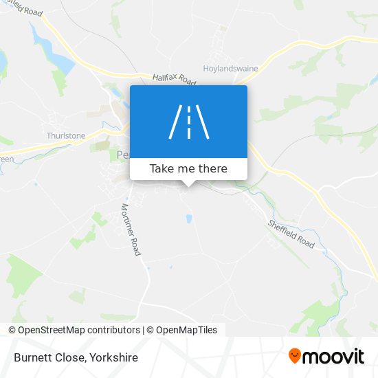 Burnett Close map