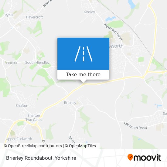 Brierley Roundabout map