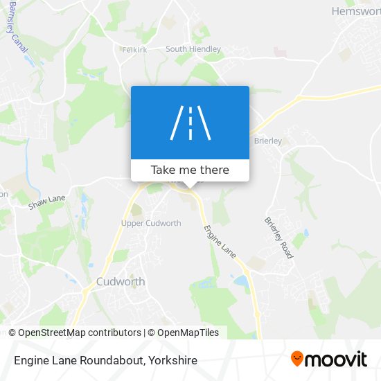 Engine Lane Roundabout map