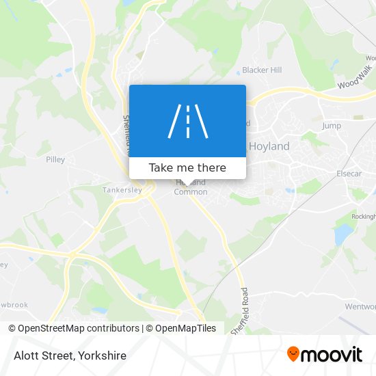 Alott Street map