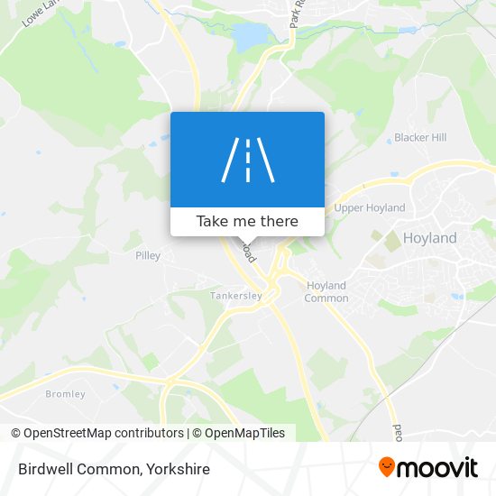 Birdwell Common map