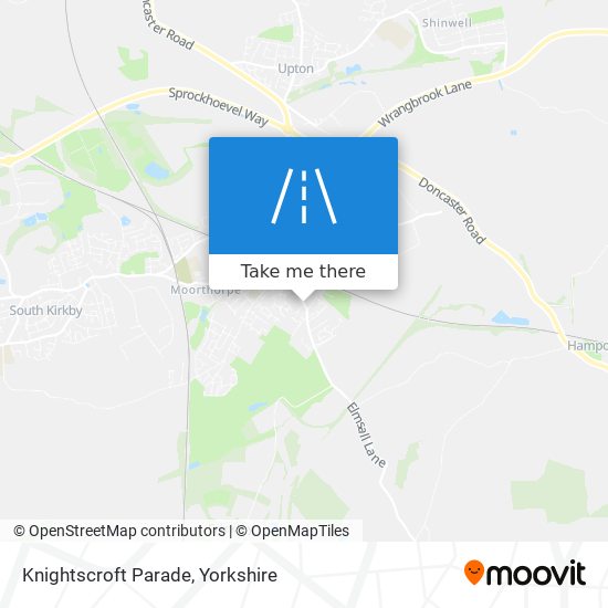 Knightscroft Parade map