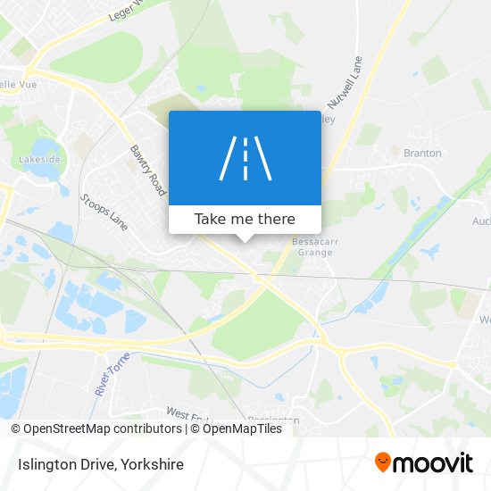Islington Drive map