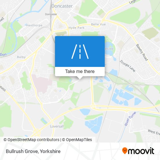Bullrush Grove map