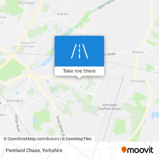 Pentland Chase map
