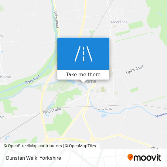Dunstan Walk map