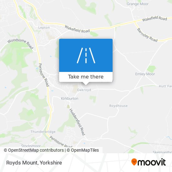Royds Mount map