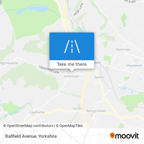 Ballfield Avenue map