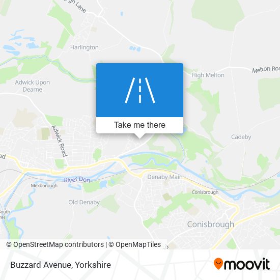 Buzzard Avenue map