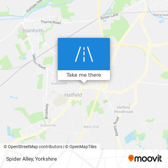 Spider Alley map