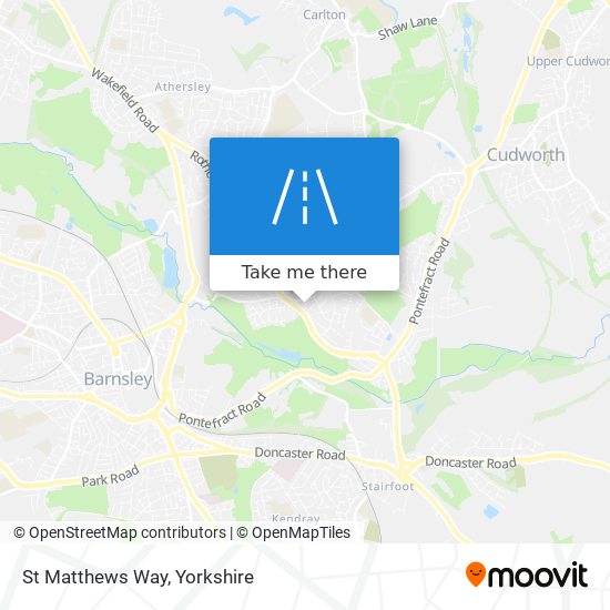 St Matthews Way map