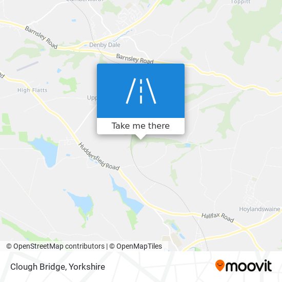 Clough Bridge map