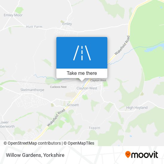 Willow Gardens map