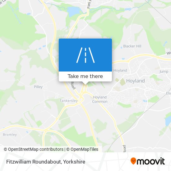 Fitzwilliam Roundabout map