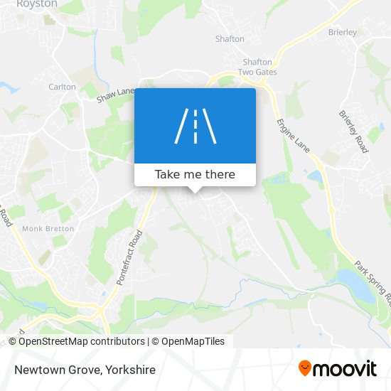 Newtown Grove map