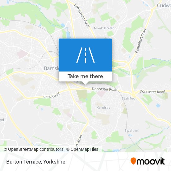 Burton Terrace map