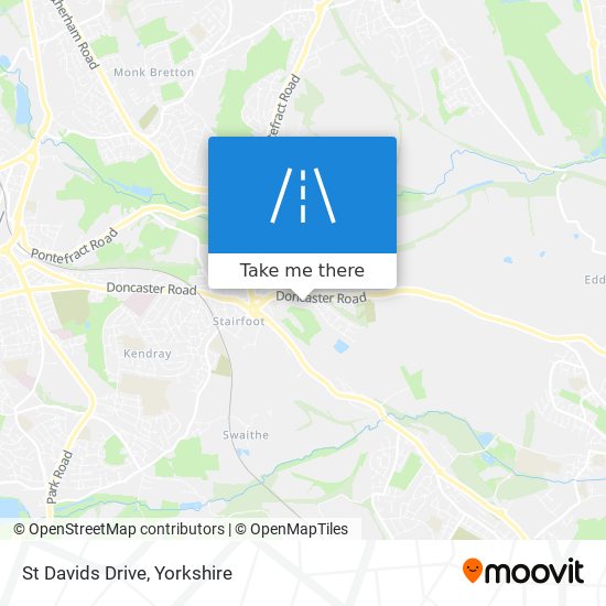 St Davids Drive map