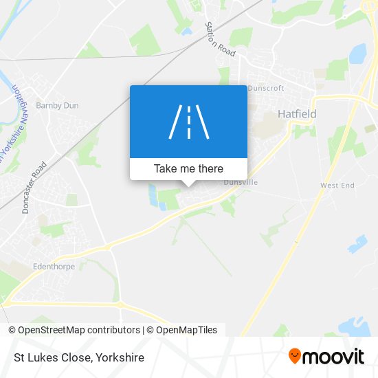 St Lukes Close map
