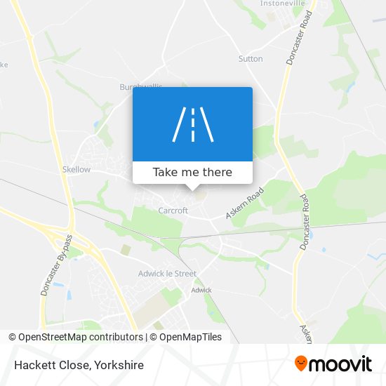 Hackett Close map