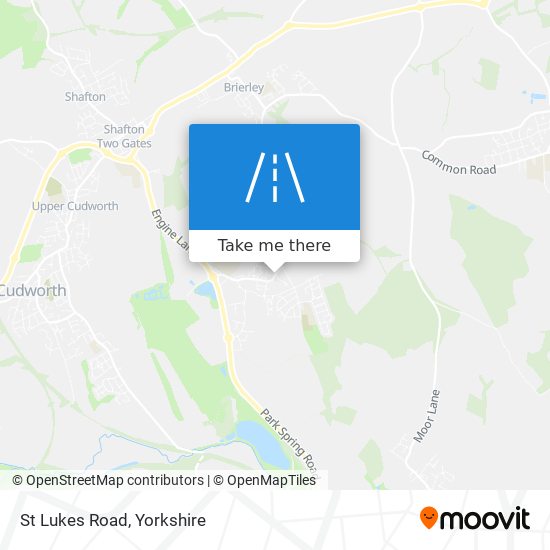 St Lukes Road map