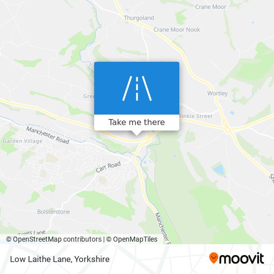 Low Laithe Lane map