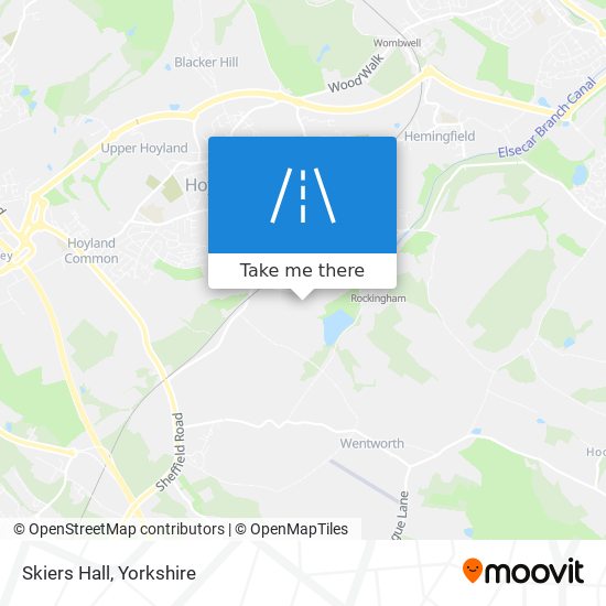 Skiers Hall map