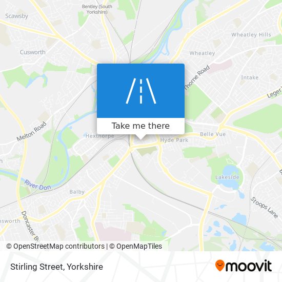 Stirling Street map